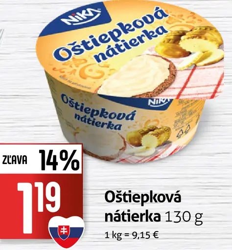 Niky oštiepková nátierka