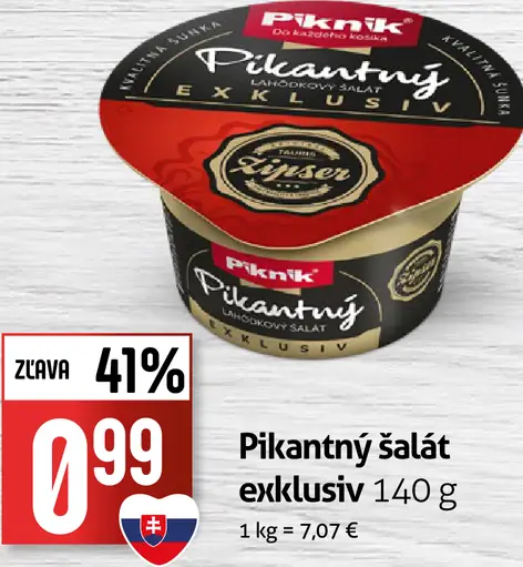 Piknik pikantný šalát exkluzív