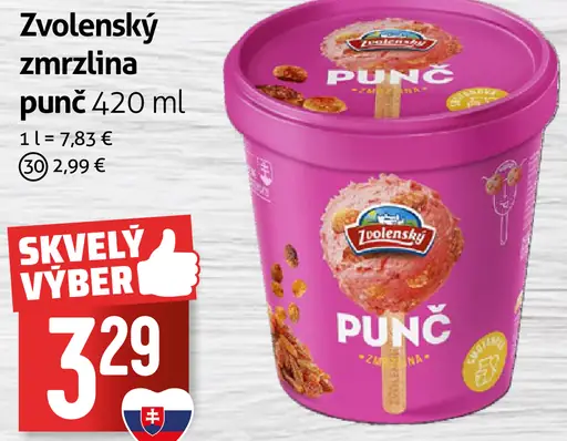 Zvolenský Zmrzlina punč