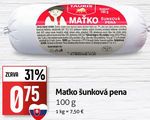Matko šunková pena