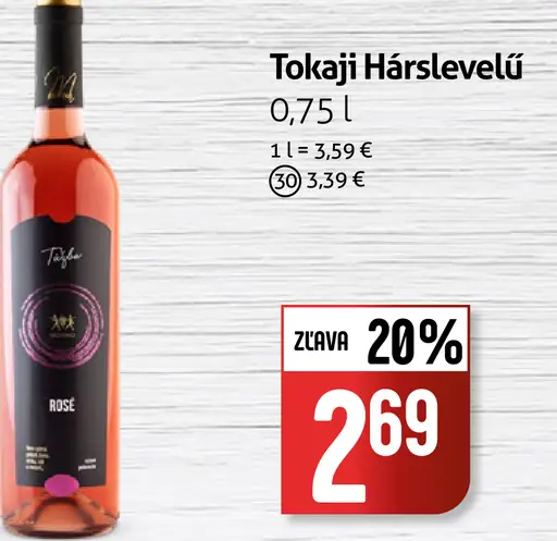 Tokaji Hárslevelű víno