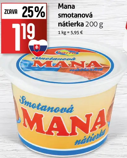 Mana Smotanová nátierka