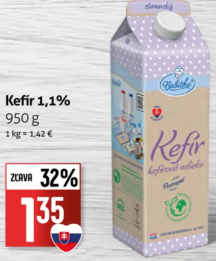 Babička kefír 1,1%