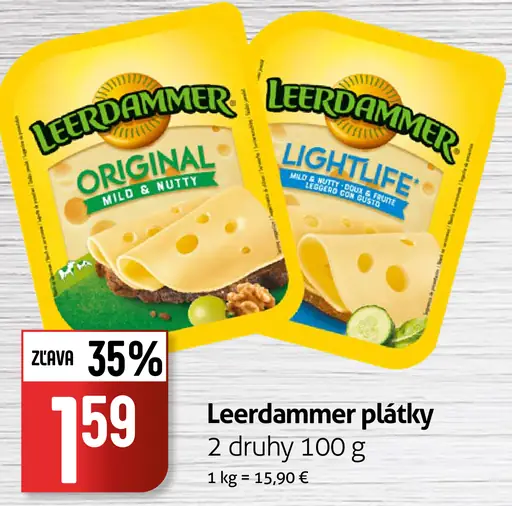 Leerdammer plátky