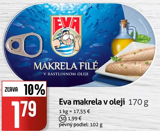 Eva makrela v oleji