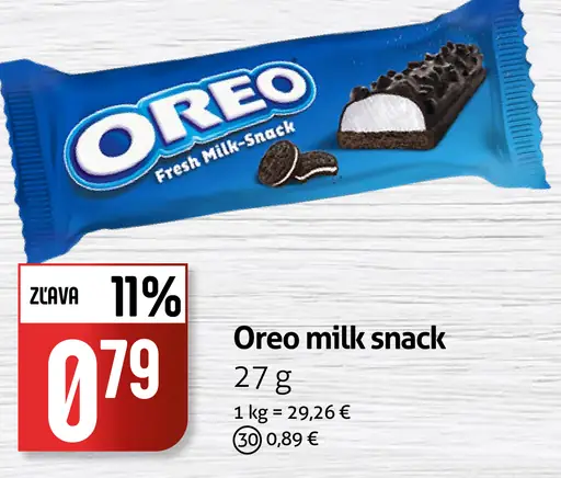 Oreo milk snack