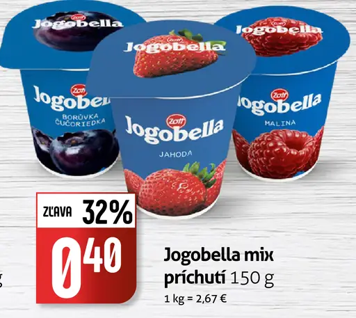Zott Jogobella mix príchutí