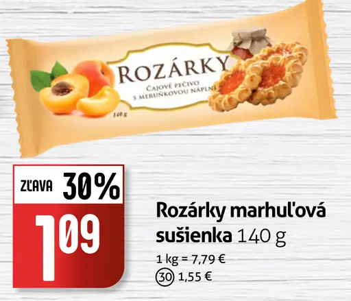Rozárky marhuľová sušienka