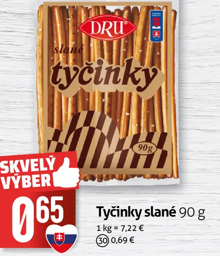 DRU tyčinky slané