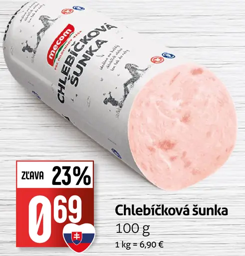 Chlebíčková šunka