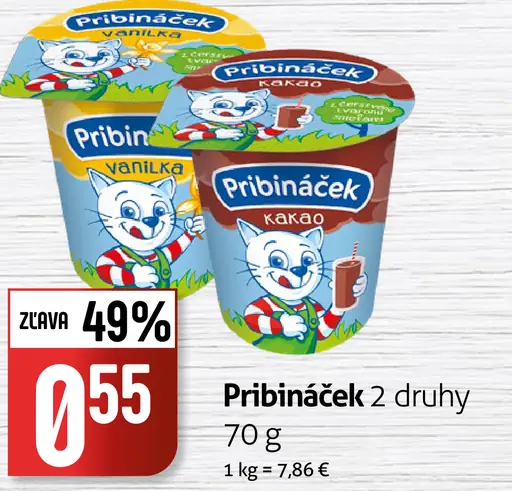 Pribináček Kapsík vanilka
