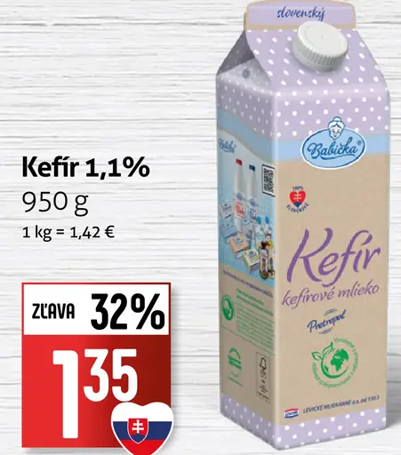 Babička kefír 1,1%