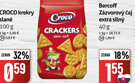 Croco slané krekry
