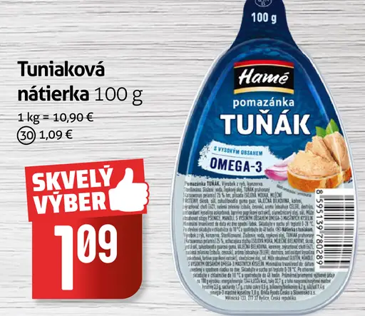 Hamé Tuniaková nátierka