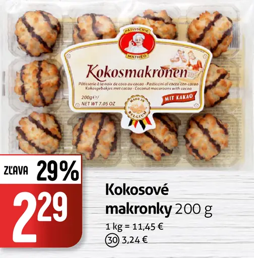 Kokosové makrónky