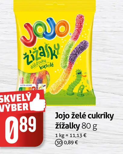 Jojo želé cukríky jašteričky