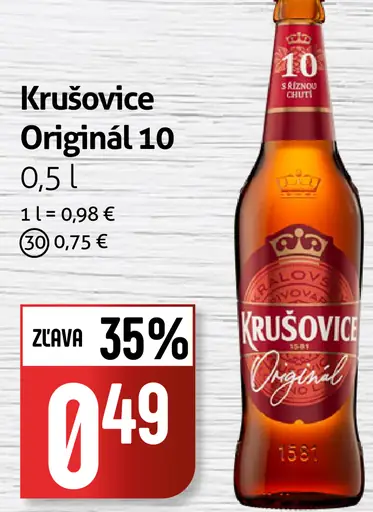 Krušovice Originál 10