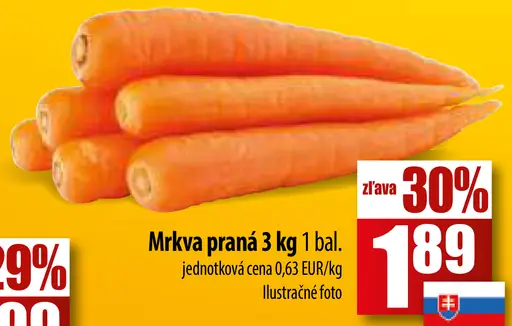 Mrkva praná