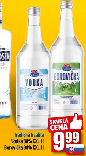 Borovička 38% XXL