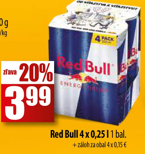 Red Bull 4 x 0,25