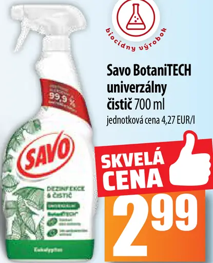 Savo BotaniTECH univerzálny čistič