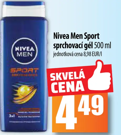 Nivea Men Sport sprchovací gél