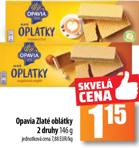 Opavia Zlaté oblátky