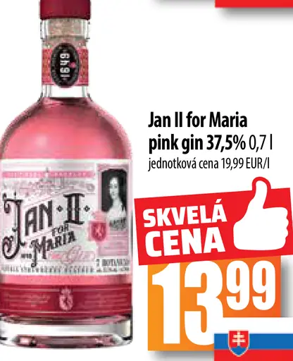 Jan II for Maria pink gin