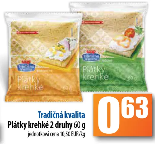 Plátky krekhe