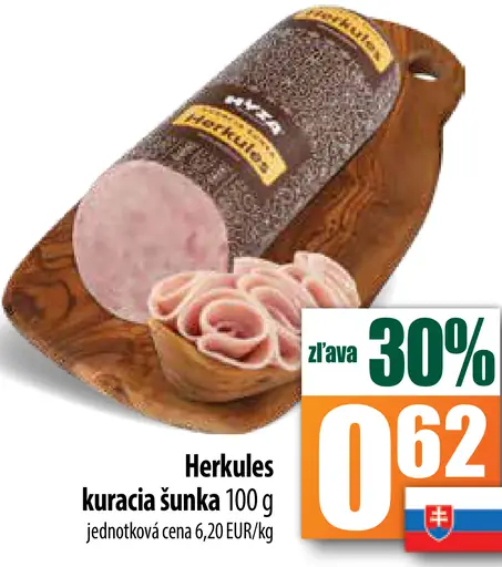 Herkules kuracia šunka