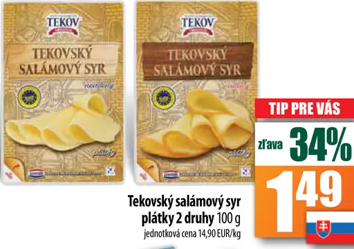 Tekovský salámový syr