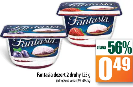 Fantasia dezert 2 druhy