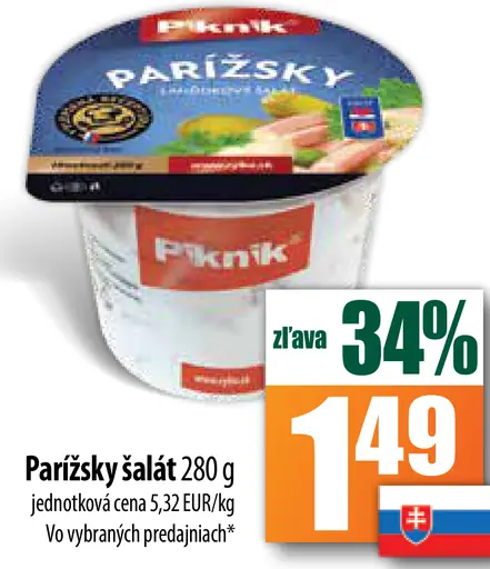 Parížsky šalát