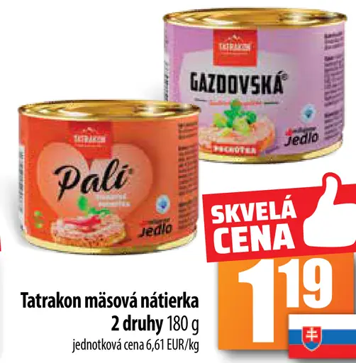 Tatrakon mäsová nátierka