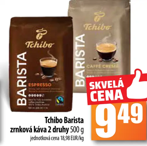 Tchibo Barista zrnková káva