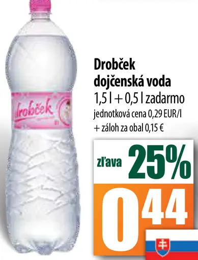 Drobček dojenčská voda