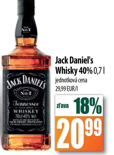 Jack Daniel's Whisky 40%