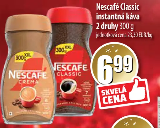 Nescafé Classic instantná káva