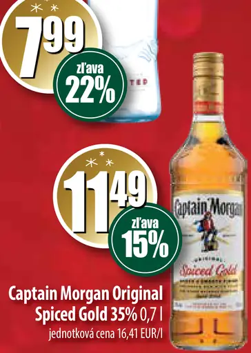 Captain Morgan original spiced gold