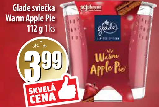 Glade sviečka Warm Apple Pie