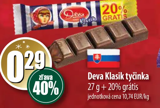 Deva klasik tyčinka