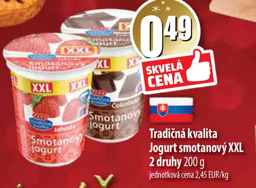 Smotanový jogurt XXL