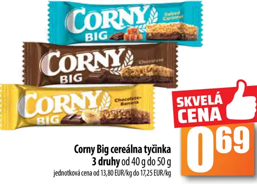 Corny Big cereálna tyčinka