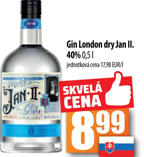 GIN LONDON DRY JAN II.