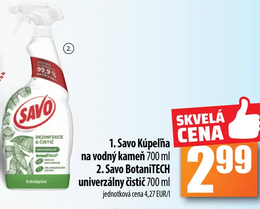 Savo BotaniTECH univerzálny čistič