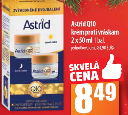 Astrid Q10 krém proti vráskam