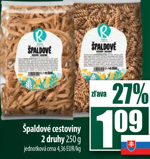 Špaldové cestoviny