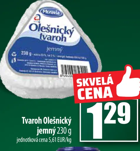 Tvaroh Olešnický jemný