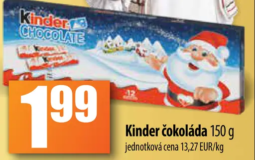 Kinder čokoláda