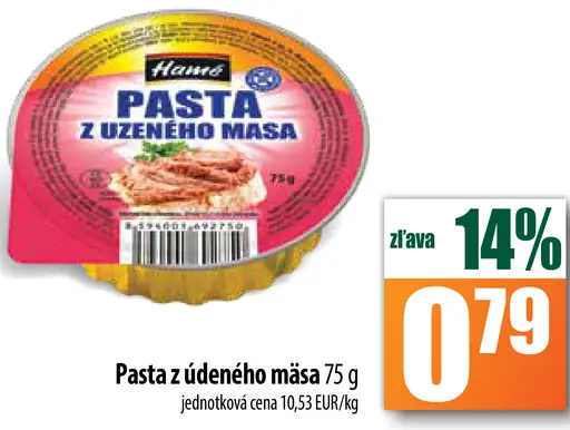 Pasta z údeného mäsa